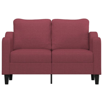 Tweezitsbank Stof 120 cm Wijnrood