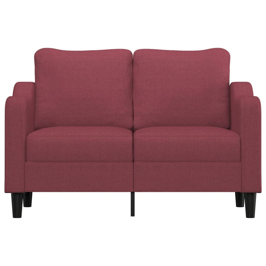 Tweezitsbank Stof 120 cm Wijnrood