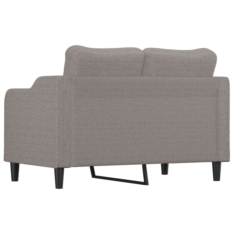 Tweezitsbank 140 Cm Stof 120 cm Taupe