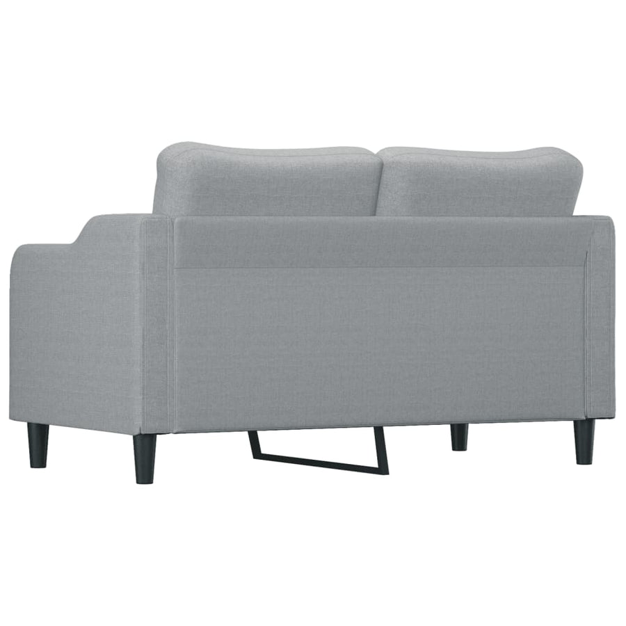 Tweezitsbank Stof 140 cm Lichtgrijs