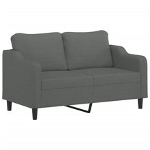 Tweezitsbank Stof 140 cm Donkergrijs