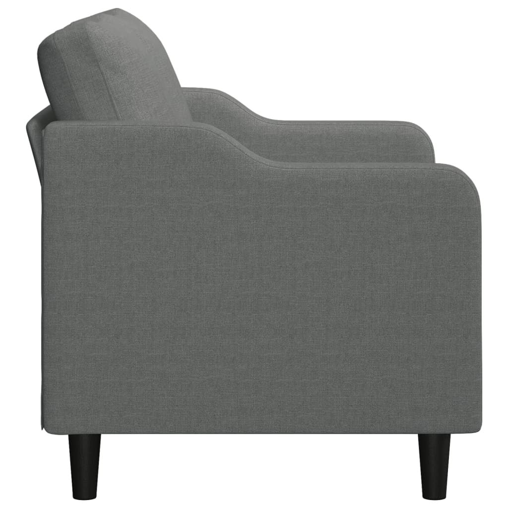 Tweezitsbank Stof 140 cm Donkergrijs