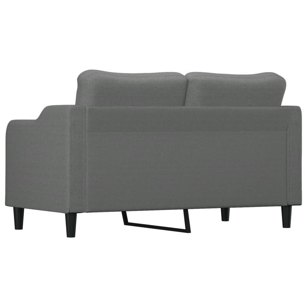 Tweezitsbank Stof 140 cm Donkergrijs