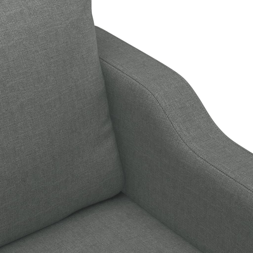 Tweezitsbank Stof 140 cm Donkergrijs