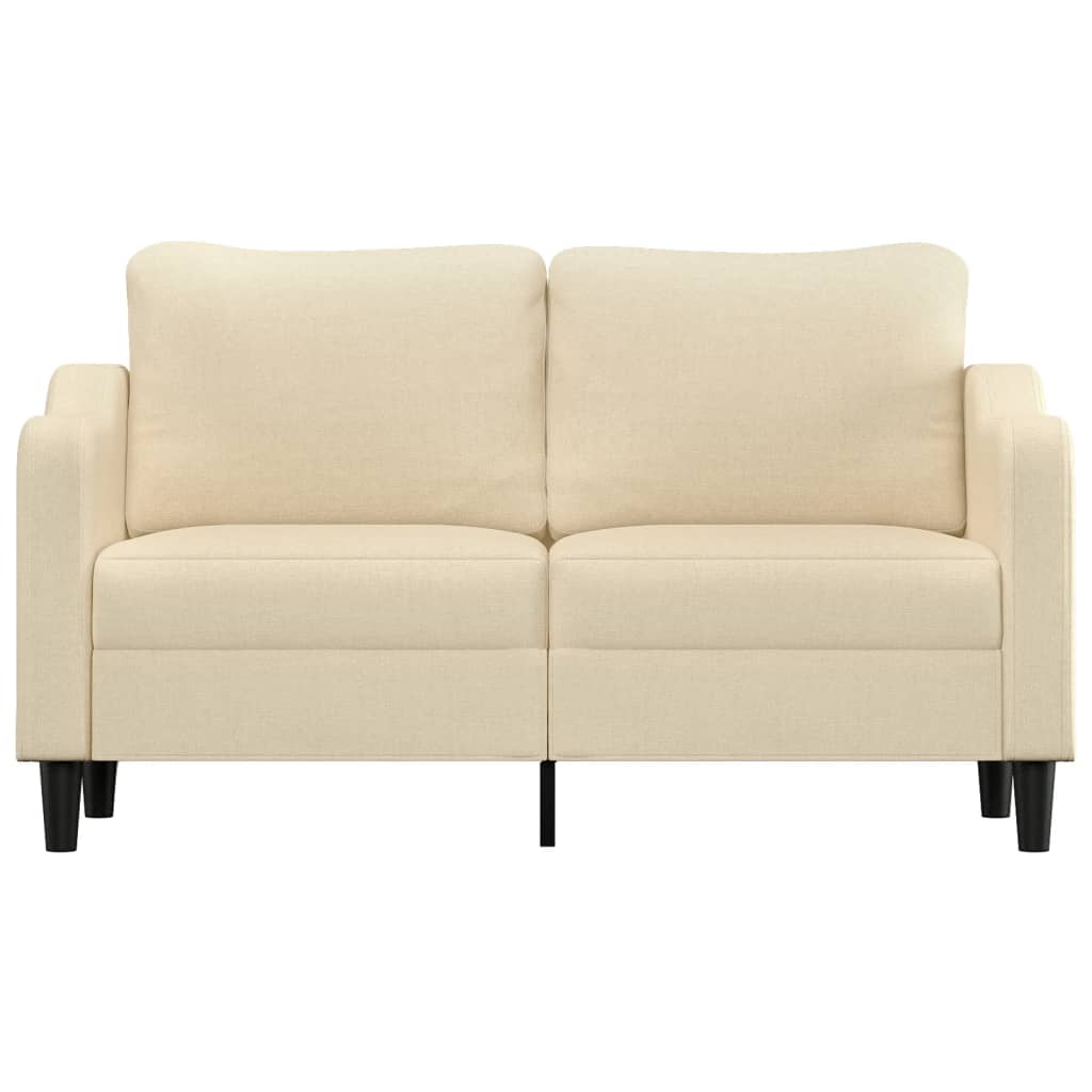 Tweezitsbank Stof Kleurig 140 cm Crème