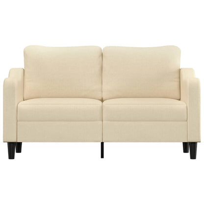 Tweezitsbank Stof Kleurig 140 cm Crème