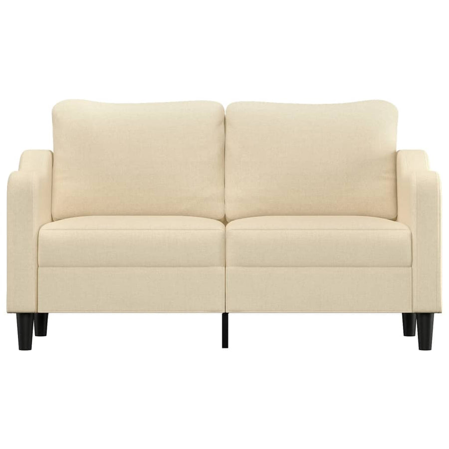Tweezitsbank Stof Kleurig 140 cm Crème
