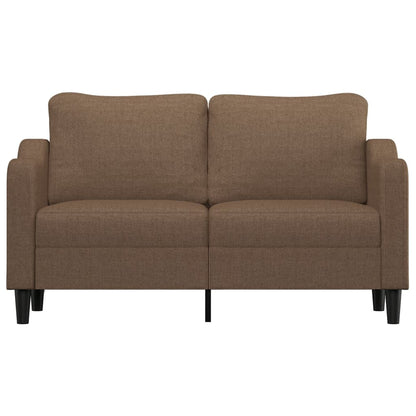 Tweezitsbank Stof 140 cm Bruin