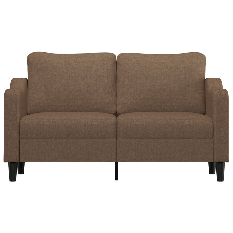 Tweezitsbank Stof 140 cm Bruin