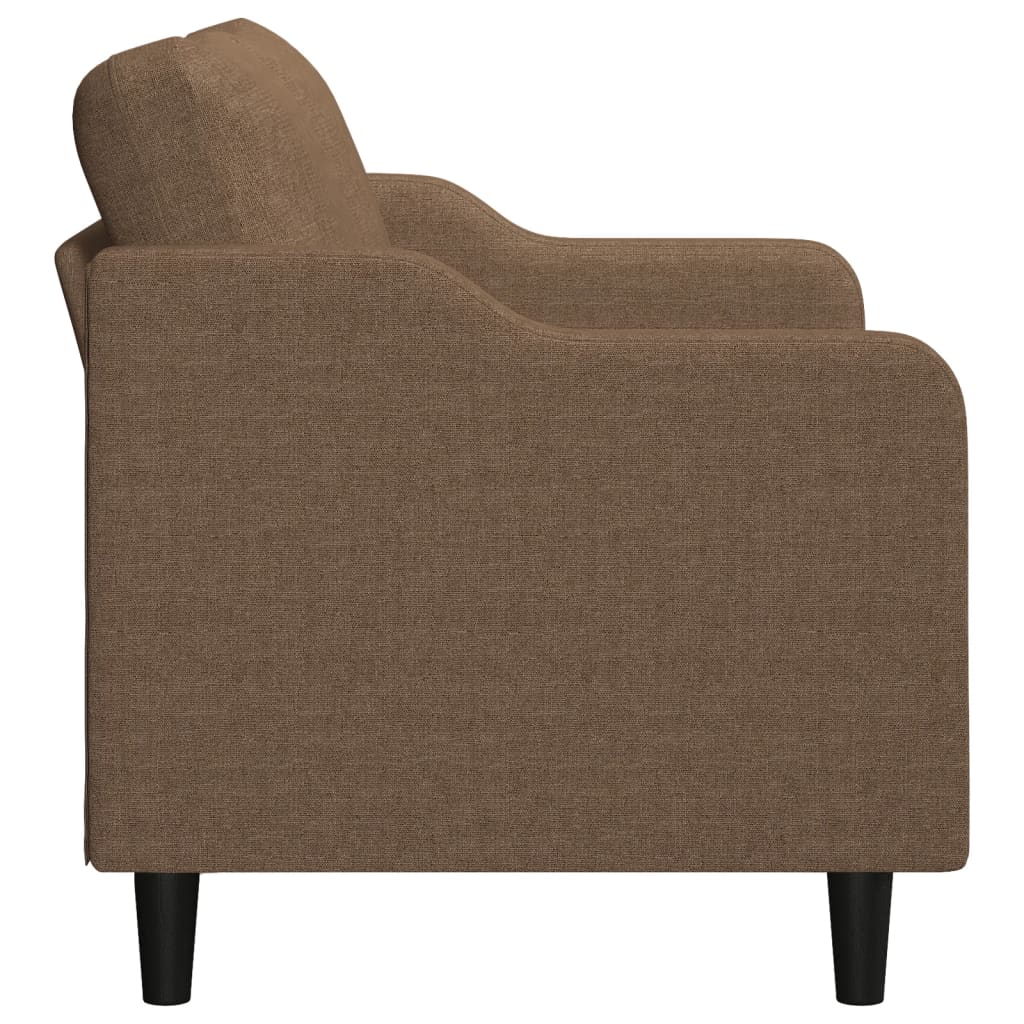 Tweezitsbank Stof 140 cm Bruin