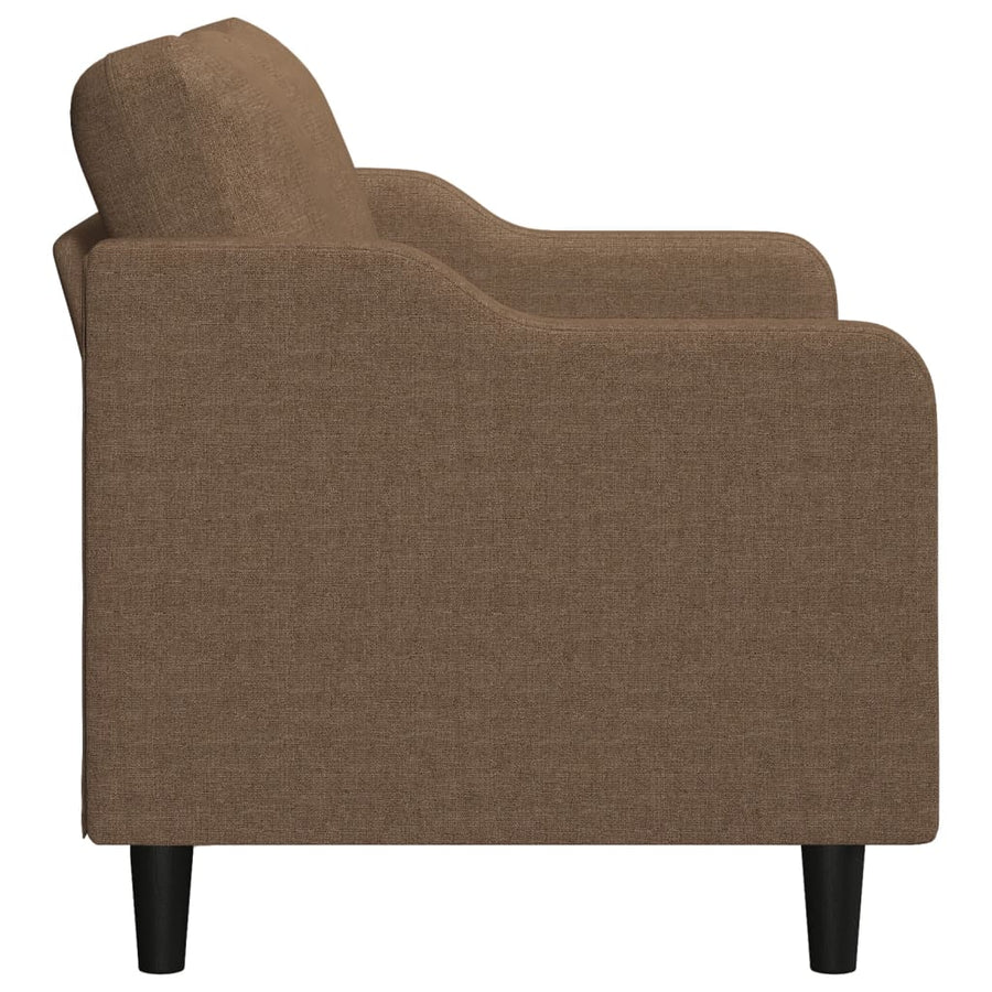 Tweezitsbank Stof 140 cm Bruin