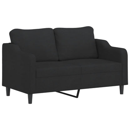 Tweezitsbank Stof 140 cm Zwart