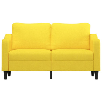 Tweezitsbank Stof 140 cm Lichtgeel