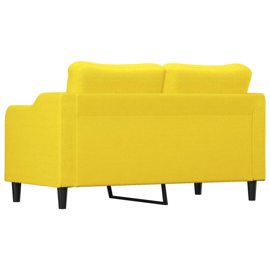 Tweezitsbank Stof 140 cm Lichtgeel