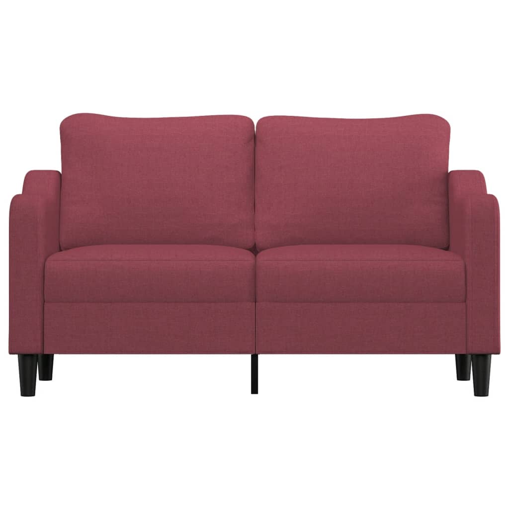 Tweezitsbank Stof 140 cm Wijnrood