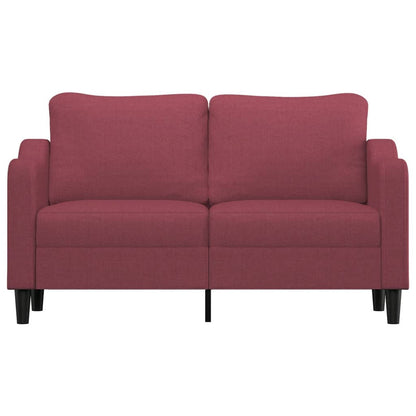 Tweezitsbank Stof 140 cm Wijnrood