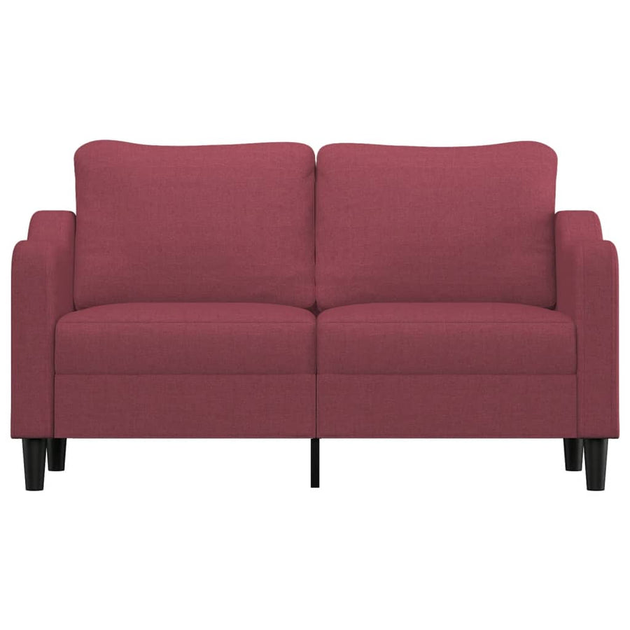 Tweezitsbank Stof 140 cm Wijnrood