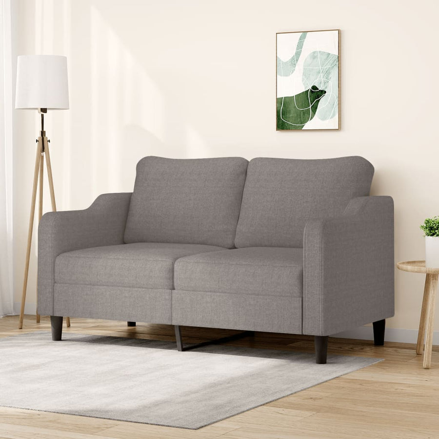 Tweezitsbank Stof 140 cm Taupe
