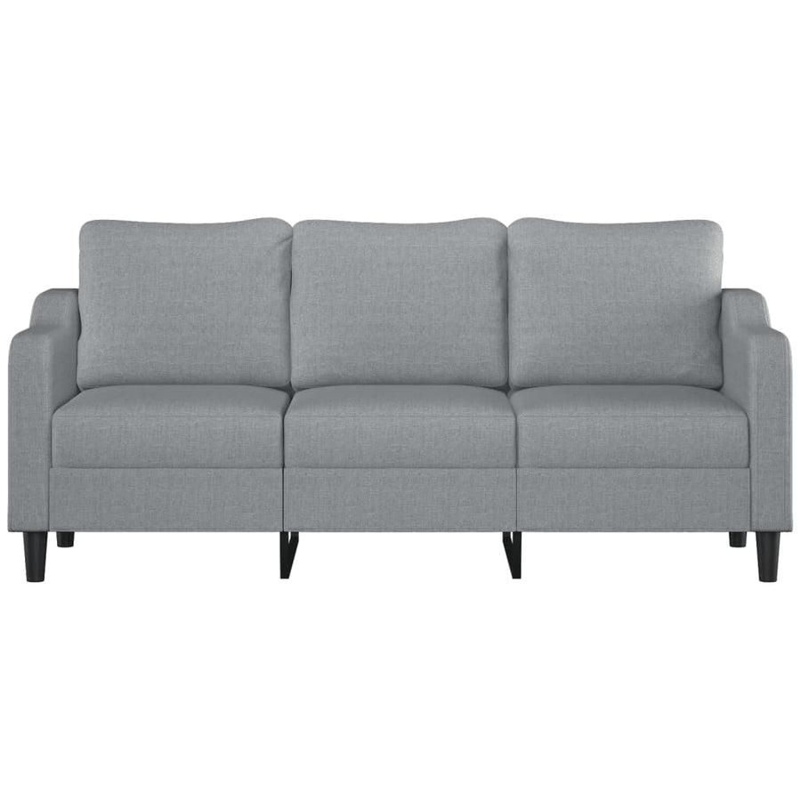 Driezitsbank Stof 180 cm Lichtgrijs
