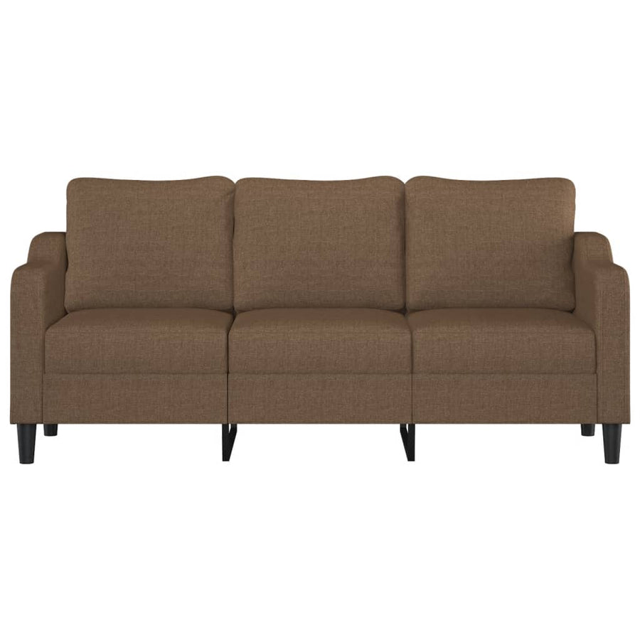 Driezitsbank Stof 180 cm Bruin