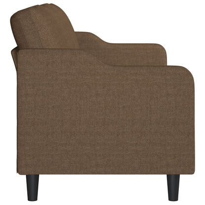Driezitsbank Stof 180 cm Bruin