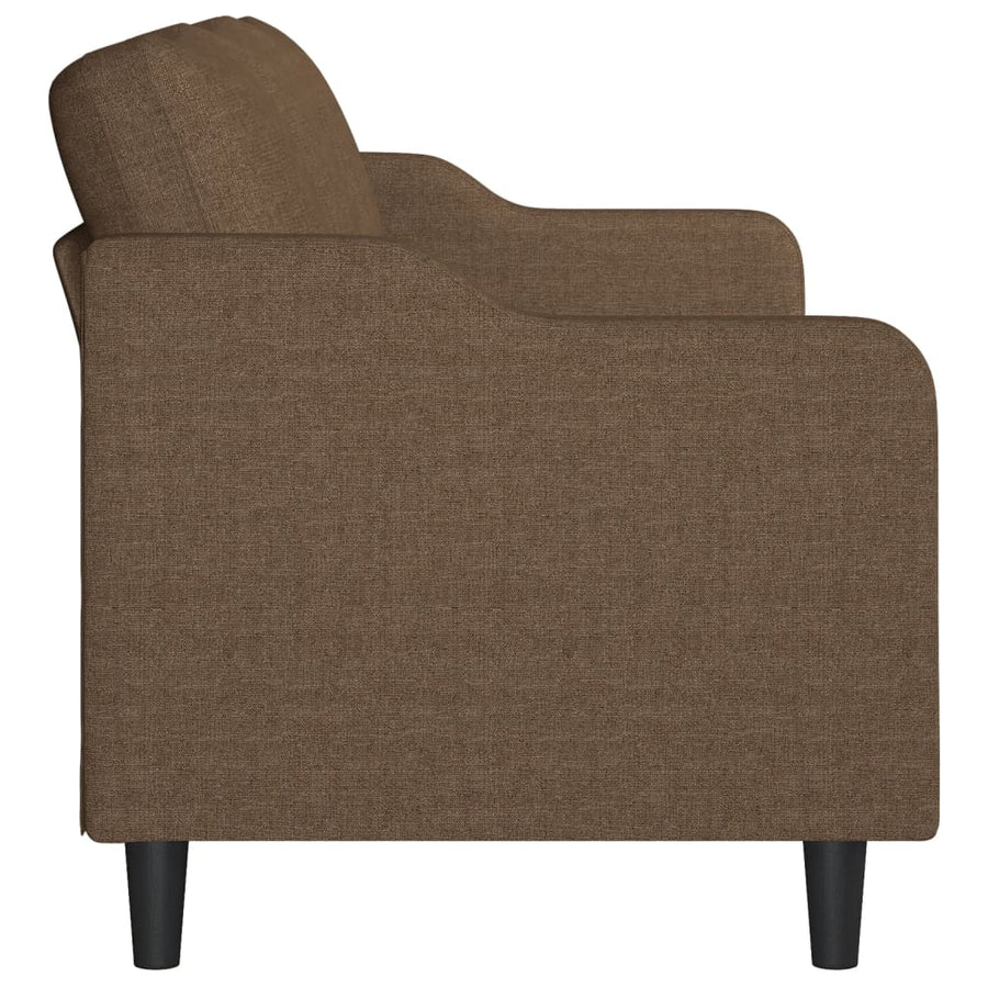 Driezitsbank Stof 180 cm Bruin
