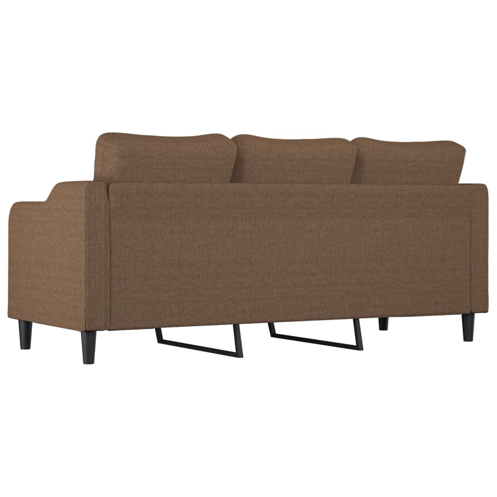 Driezitsbank Stof 180 cm Bruin