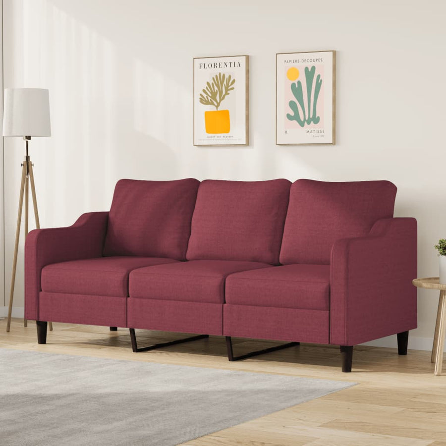 Driezitsbank Stof 180 cm