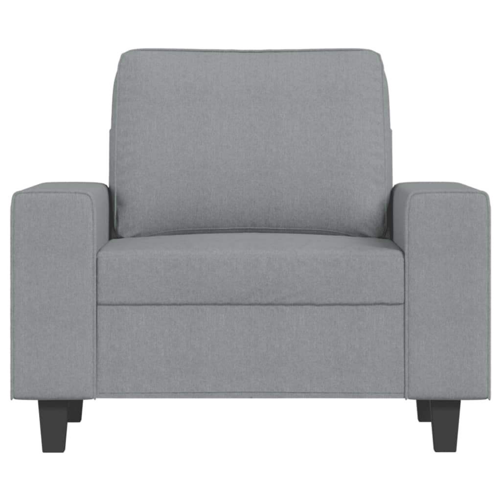 Fauteuil Stof 60 cm Lichtgrijs