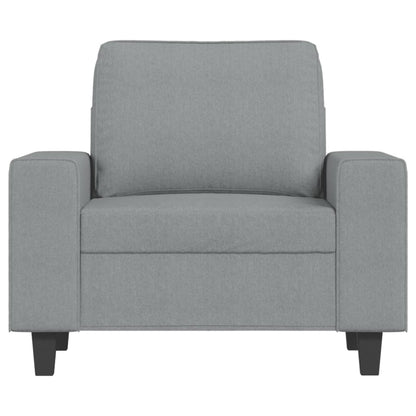 Fauteuil Stof 60 cm Lichtgrijs