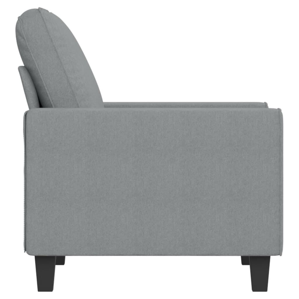 Fauteuil Stof 60 cm Lichtgrijs