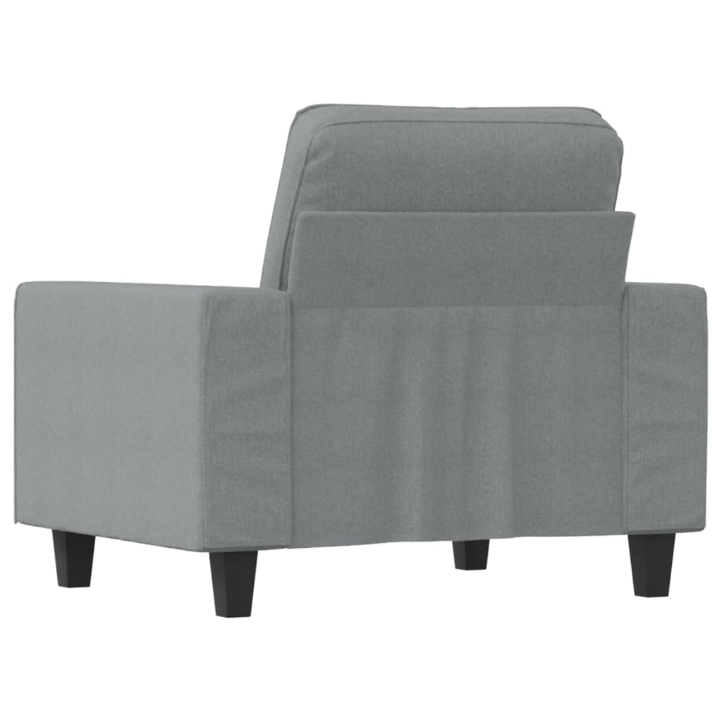 Fauteuil Stof 60 cm Lichtgrijs