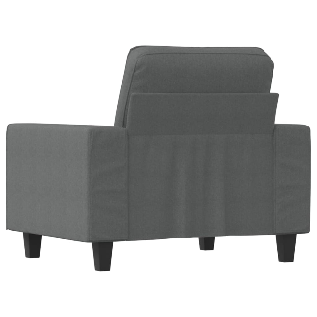 Fauteuil Stof 60 cm Donkergrijs