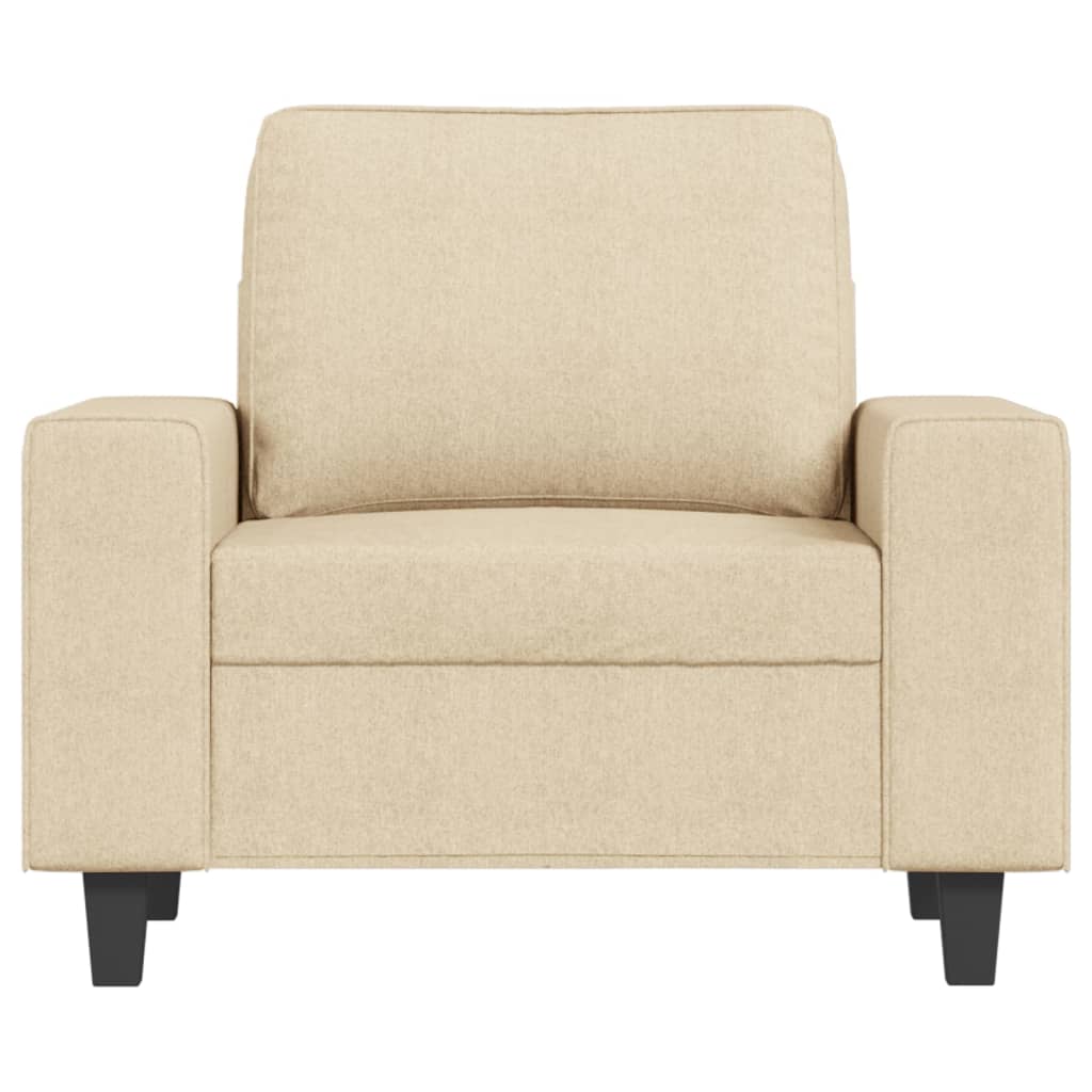 Fauteuil Stof Kleurig 60 cm Crème