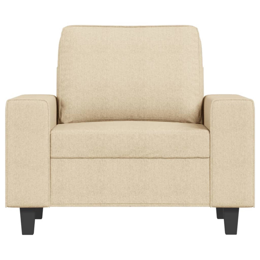 Fauteuil Stof Kleurig 60 cm Crème