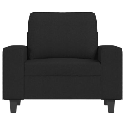 Fauteuil Stof 60 cm Zwart