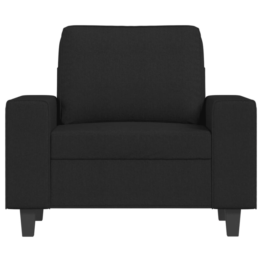 Fauteuil Stof 60 cm Zwart