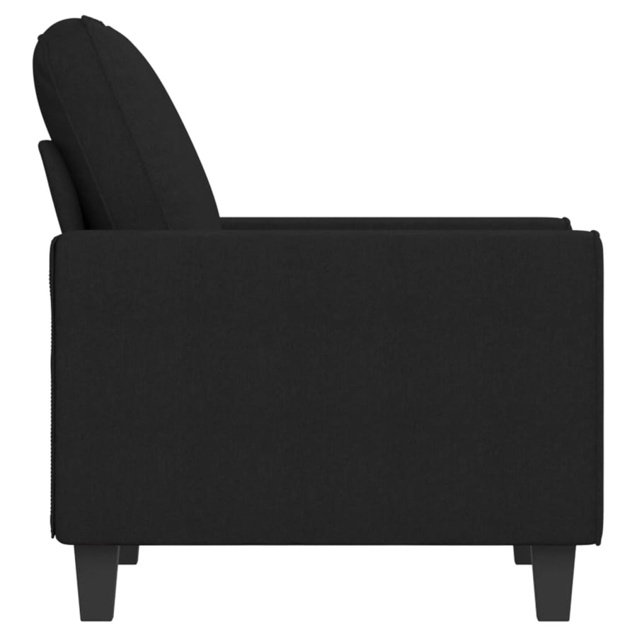 Fauteuil Stof 60 cm Zwart