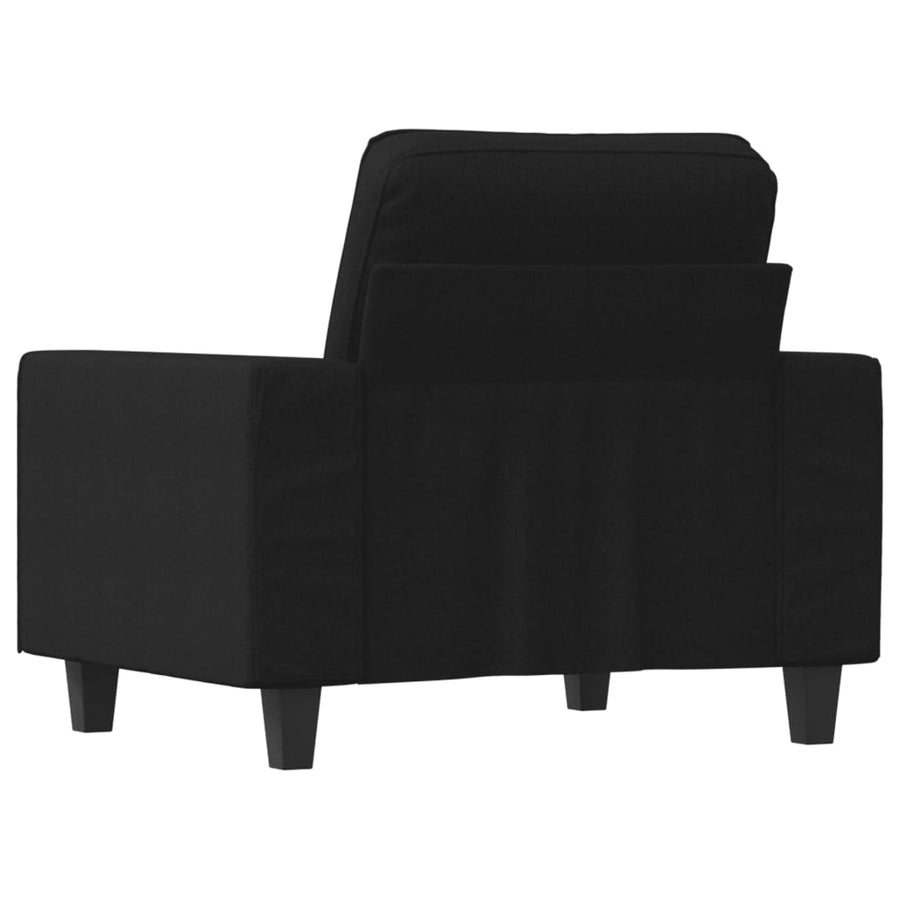 Fauteuil Stof 60 cm Zwart