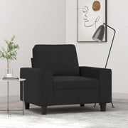 Fauteuil 94x77x80 cm stof zwart
