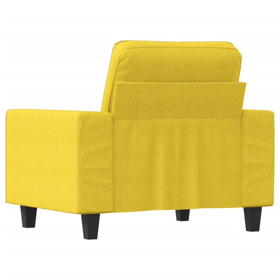 Fauteuil Stof 60 cm Lichtgeel