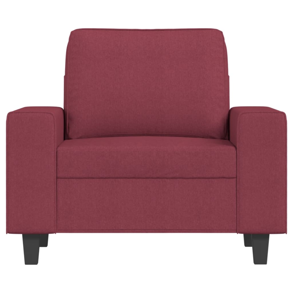 Fauteuil Stof 60 cm Wijnrood