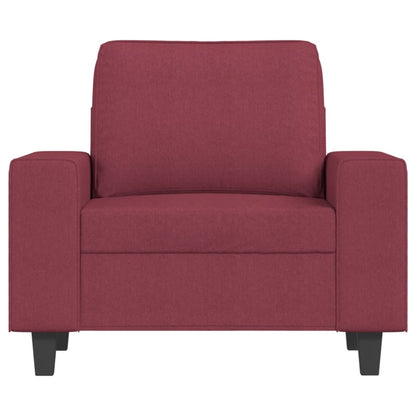 Fauteuil Stof 60 cm Wijnrood