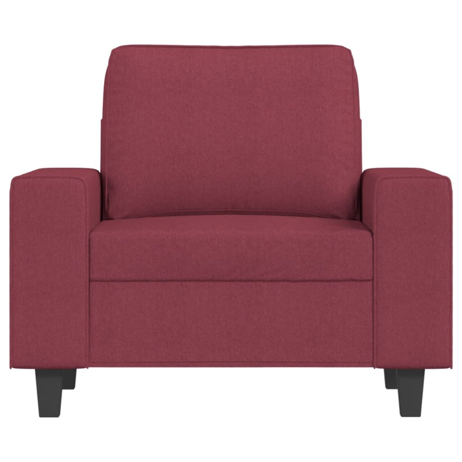 Fauteuil Stof 60 cm Wijnrood