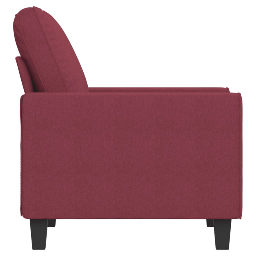 Fauteuil Stof 60 cm Wijnrood