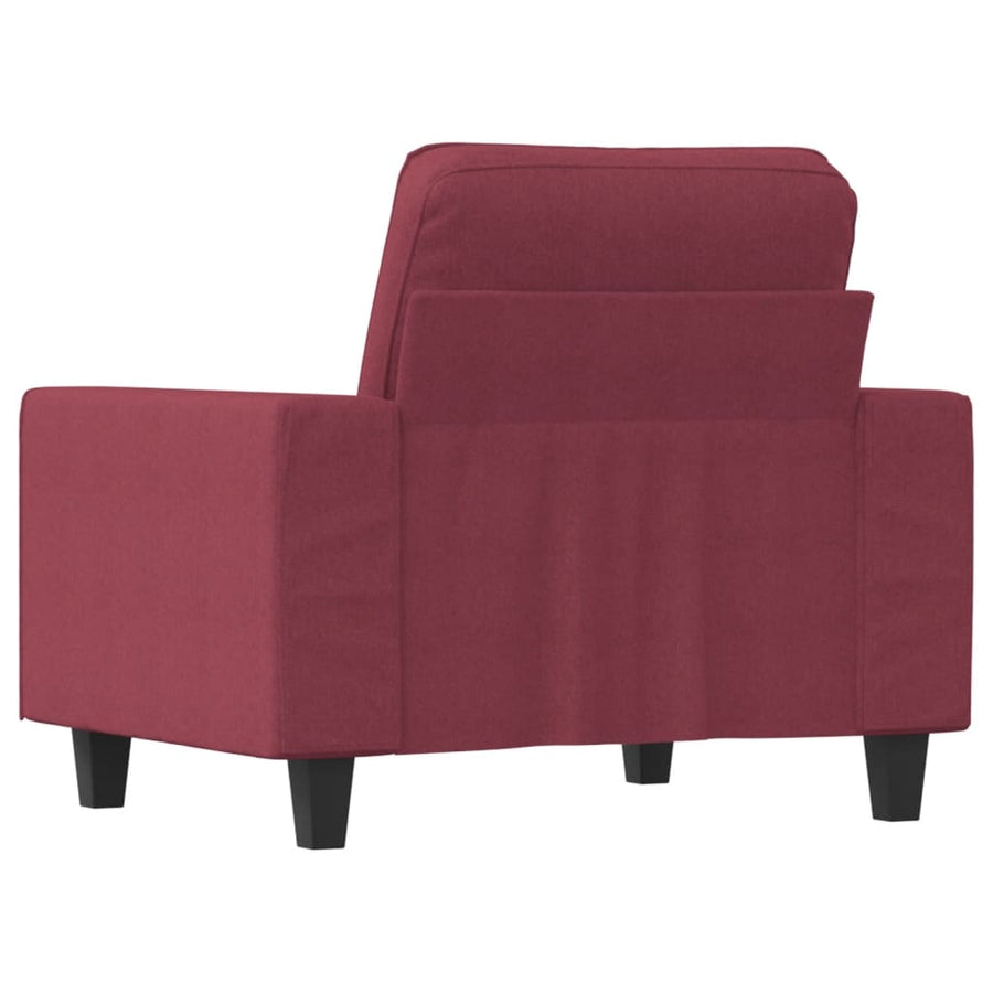 Fauteuil Stof 60 cm Wijnrood