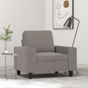 Fauteuil 60 cm stof taupe 94x77x80 cm