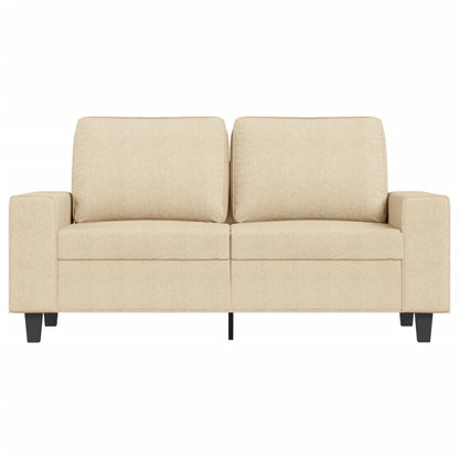 Tweezitsbank Stof Kleurig 120 cm Crème