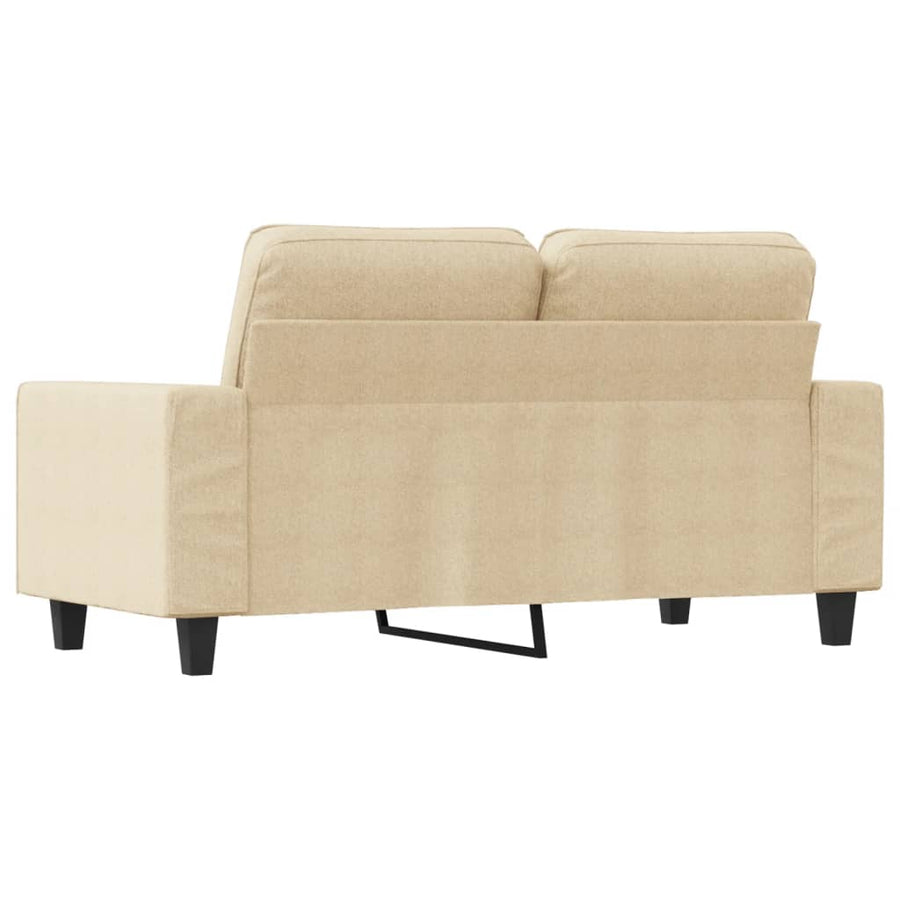 Tweezitsbank Stof Kleurig 120 cm Crème