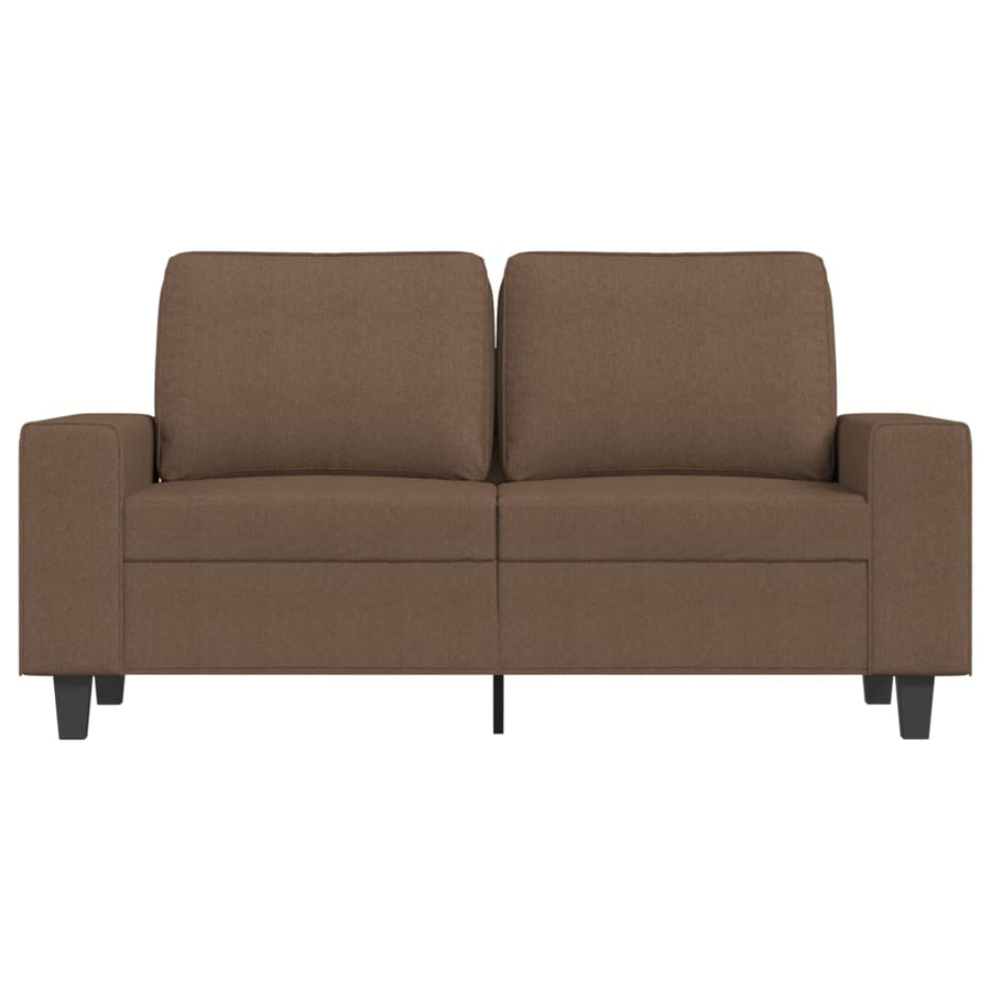 Tweezitsbank Stof 120 cm Bruin